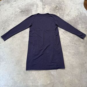 Nau Shirt Dress Womens Small Blue Organic‎ Cotton Hemp Blend Short Minimalist